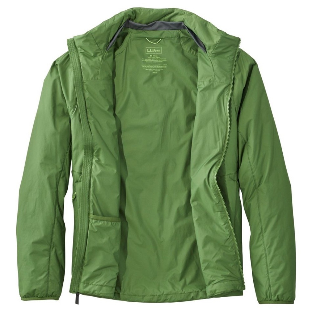 LL Bean Men’s Stretch Packaway Jacket (L LONG in subtle two-toned blue) - Picture 9 of 10